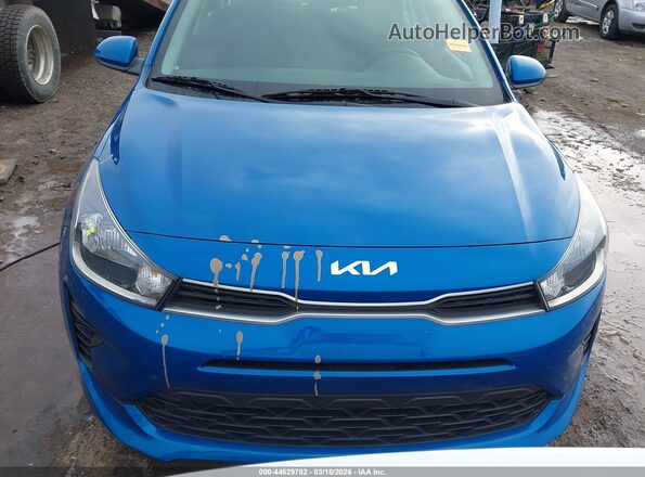 3KPA24AD4NE503276 2022 KIA RIO Синий Вид панели приборов
