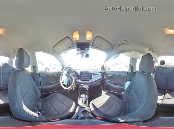3KPA24AD5ME375189 2021 KIA RIO White Widok wnętrza 360 stopni