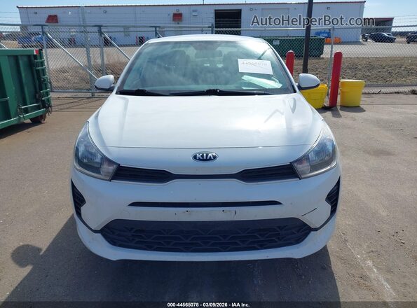3KPA24AD6ME366291 2021 KIA RIO White Instrument cluster view