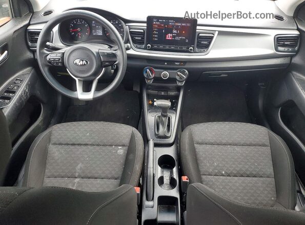 3KPA24AD6ME382832 2021 KIA RIO Black Dashboard view