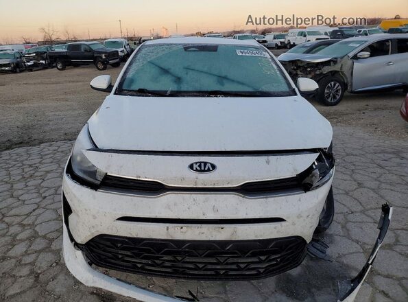 3KPA24AD6ME407096 2021 KIA RIO White Widok z przodu