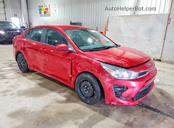 3KPA24AD7ME374481 2021 KIA RIO Red Przód prawy