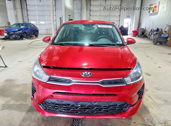 3KPA24AD7ME374481 2021 KIA RIO Red Widok z przodu