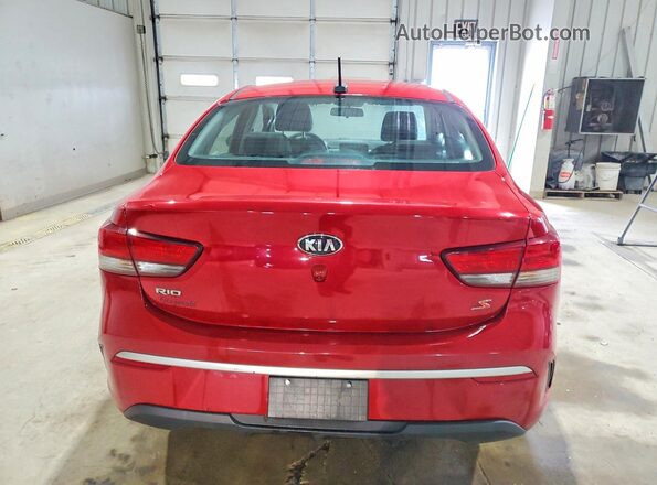 3KPA24AD7ME374481 2021 KIA RIO Red Widok z tyłu