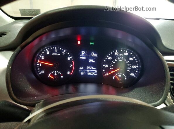 3KPA24AD7ME374481 2021 KIA RIO Red Widok zestawu wskaźników