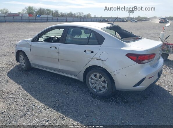 3KPA24AD7ME395587 2021 KIA RIO Silver Задня ліва чверть