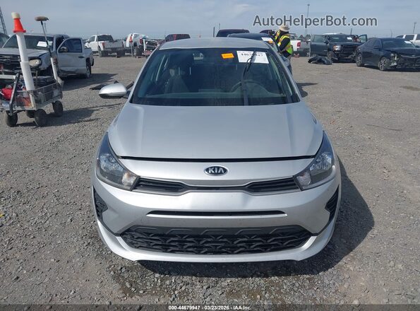 3KPA24AD7ME395587 2021 KIA RIO Silver Вид щитка приладів