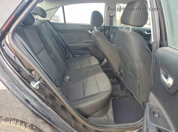 3KPA24AD7ME422948 2021 KIA RIO Black უკანა სავარძლების ხედი