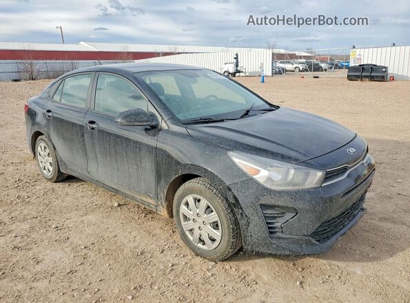 3KPA24AD7ME422948 2021 KIA RIO Black წინა მარჯვენა