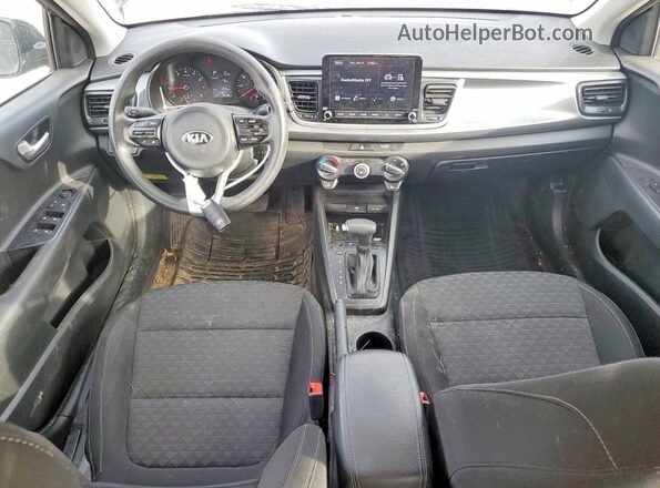 3KPA24AD7ME422948 2021 KIA RIO Black წინა პანელის ხედი