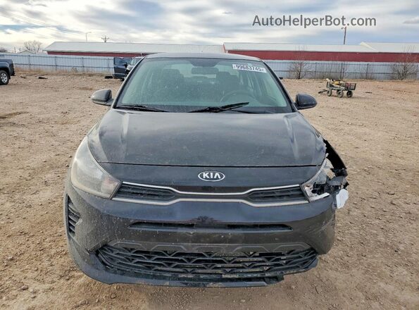 3KPA24AD7ME422948 2021 KIA RIO Black წინა ხედი