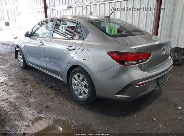 3KPA24AD7ME430936 2021 KIA RIO Gray Rear left