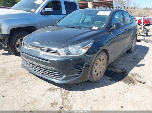 3KPA24AD7PE564897 2023 KIA RIO Black Vista tres cuartos delantera izquierda