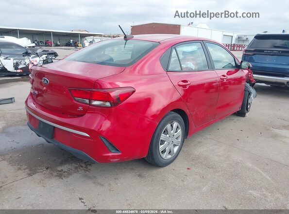 3KPA24AD8ME380452 2021 KIA RIO Red Trasero derecho