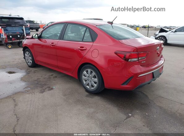 3KPA24AD8ME380452 2021 KIA RIO Red Trasero izquierdo