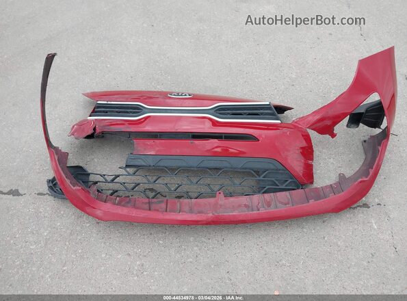 3KPA24AD8ME380452 2021 KIA RIO Red Vista del cuadro de instrumentos