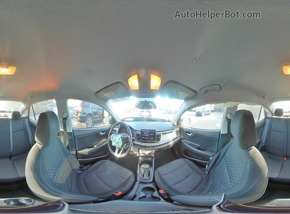 3KPA24AD8ME423221 2021 KIA RIO Silver Widok naklejki z numerem VIN