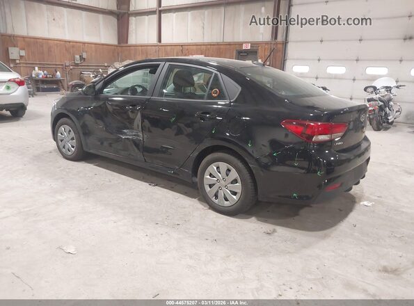 3KPA24AD9LE360113 2020 KIA RIO Black Հետևի ձախ