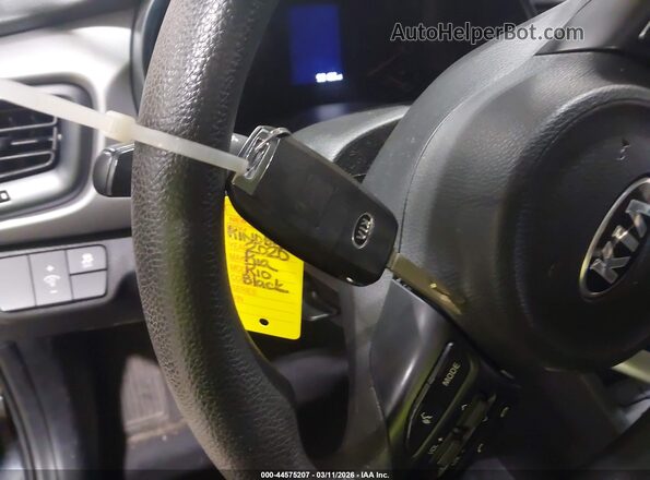 3KPA24AD9LE360113 2020 KIA RIO Black Առջևի վահանակի տեսք