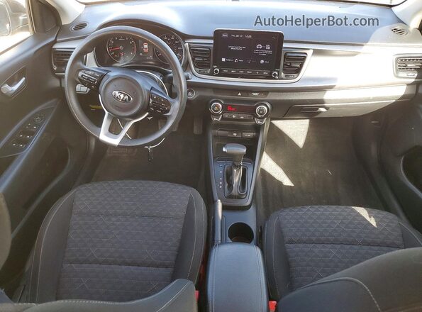 3KPA24AD9ME407061 2021 KIA RIO Black Առջևի վահանակի տեսք
