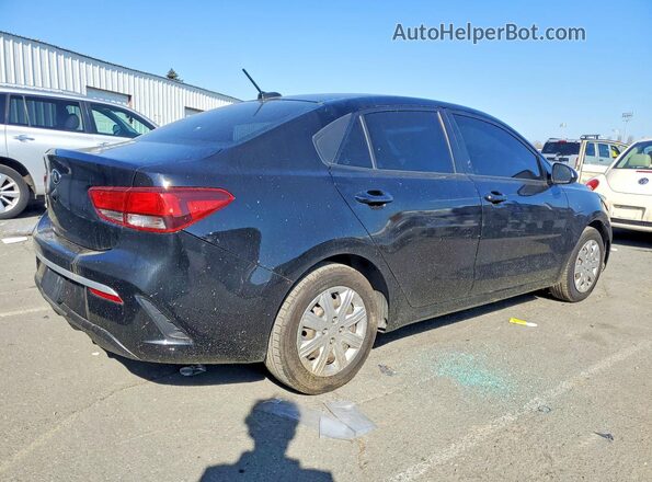 3KPA24AD9ME417086 2021 KIA RIO Black Rear right