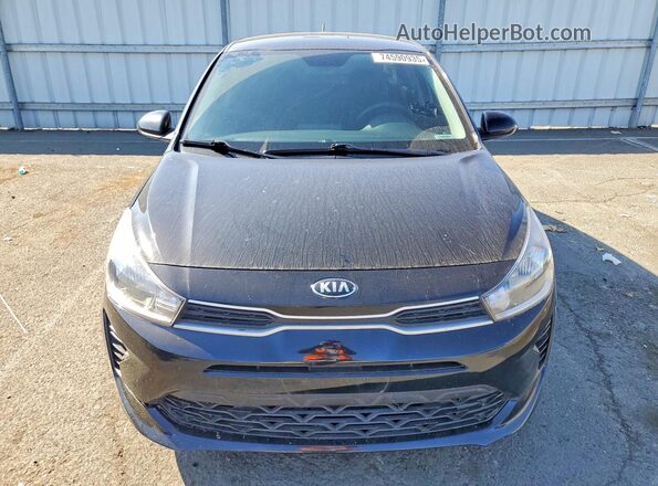 3KPA24AD9ME417086 2021 KIA RIO Black Front view