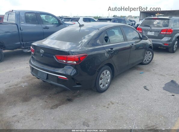 3KPA24ADXME393705 2021 KIA RIO Black უკანა მარჯვენა