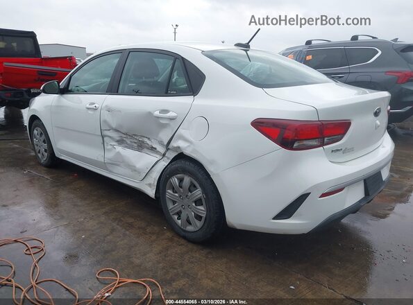 3KPA24ADXME425343 2021 KIA RIO White Задня ліва чверть