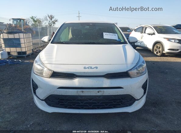 3KPA24ADXNE432469 2022 KIA RIO White Вид щитка приладів