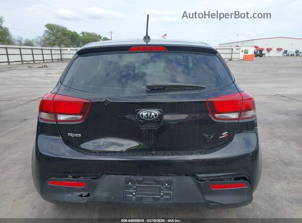 3KPA25AB8KE175683 2019 KIA RIO 5-DOOR Black Vista interior de 360 grados