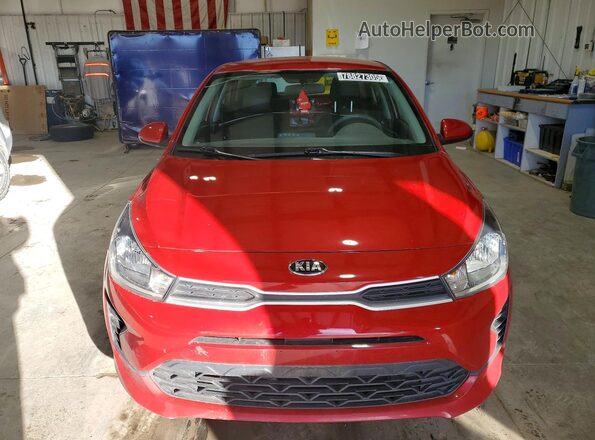 3KPA25AD0ME402286 2021 KIA RIO Red Widok z przodu