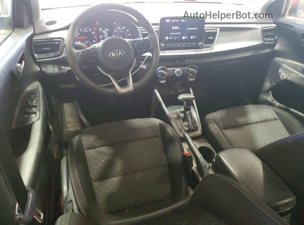 3KPA25AD0ME402286 2021 KIA RIO Red Widok deski rozdzielczej