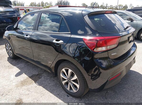 3KPA25AD0PE518611 2023 KIA RIO 5-DOOR Black Tył lewy