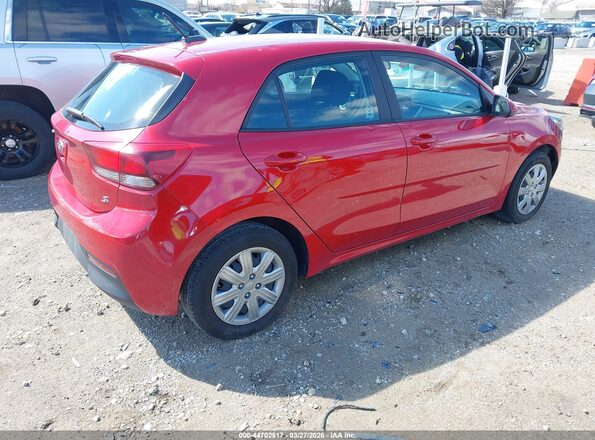3KPA25AD2ME377181 2021 KIA RIO 5-DOOR Red Հետևի աջ