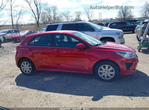 3KPA25AD2ME377181 2021 KIA RIO 5-DOOR Red Սալոնի հետևի տեսք