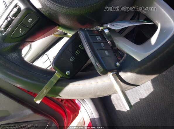 3KPA25AD2ME377181 2021 KIA RIO 5-DOOR Red Առջևի վահանակի տեսք