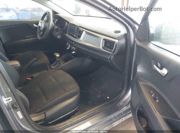 3KPA25AD3LE337528 2020 KIA RIO 5-DOOR Gray წინა სალონის ხედი