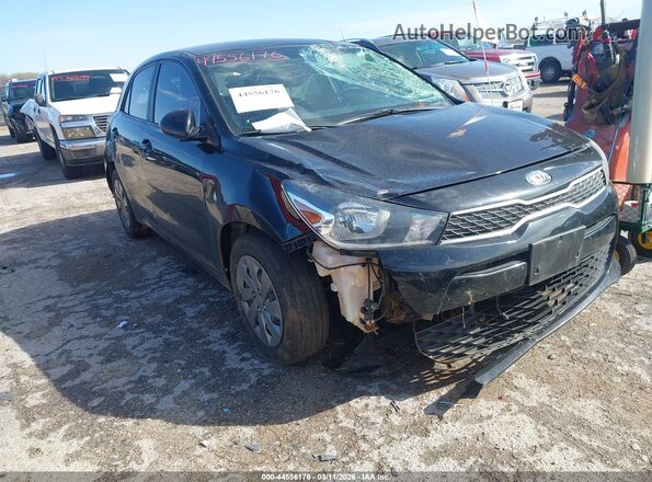 3KPA25AD4LE337585 2020 KIA RIO 5-DOOR Black Вид спереду