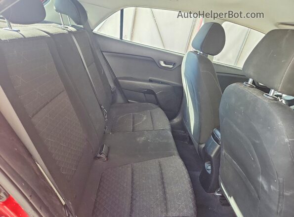 3KPA25AD5ME381225 2021 KIA RIO Red Rear seats view