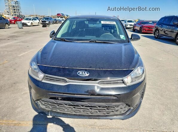 3KPA25AD6ME415592 2021 KIA RIO Black Front view