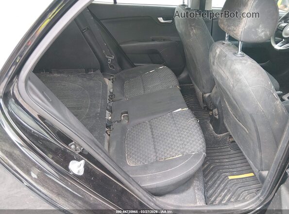 3KPA25AD7LE270755 2020 KIA RIO 5-DOOR Black Widok naklejki z numerem VIN