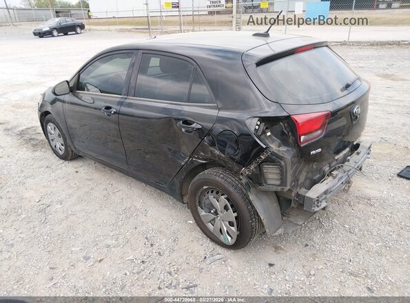 3KPA25AD7LE270755 2020 KIA RIO 5-DOOR Black Tył lewy