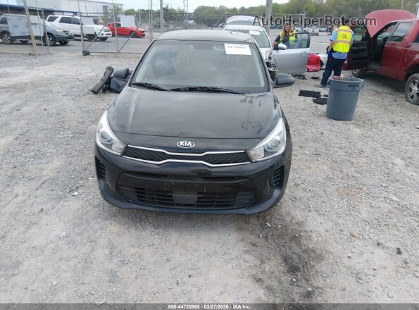 3KPA25AD7LE270755 2020 KIA RIO 5-DOOR Black Widok wnętrza z tyłu