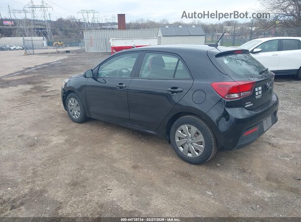 3KPA25AD8LE348167 2020 KIA RIO 5-DOOR Black Rear left