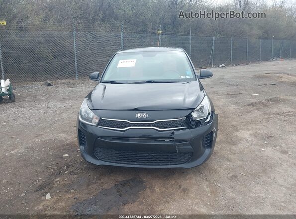 3KPA25AD8LE348167 2020 KIA RIO 5-DOOR Black Rear interior view