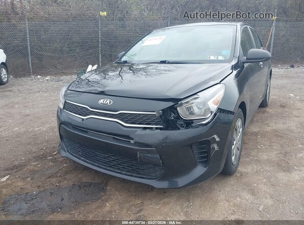 3KPA25AD8LE348167 2020 KIA RIO 5-DOOR Black Front view