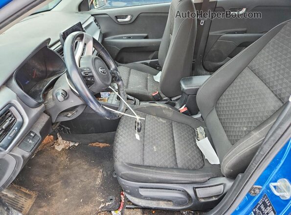 3KPA25ADXME395248 2021 KIA RIO Blue წინა სალონის ხედი