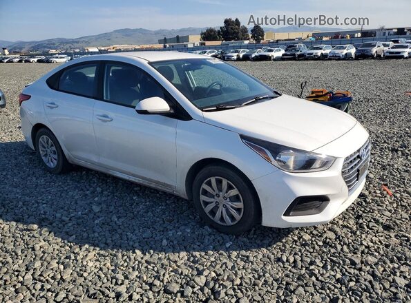 3KPC24A30KE071684 2019 HYUNDAI ACCENT White Передня права чверть
