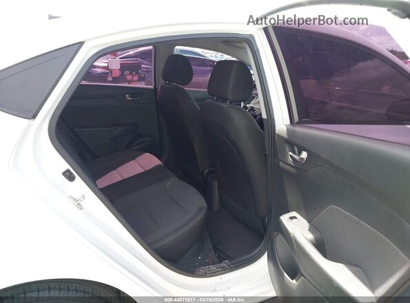 3KPC24A35KE047803 2019 HYUNDAI ACCENT White Vista de la etiqueta del VIN