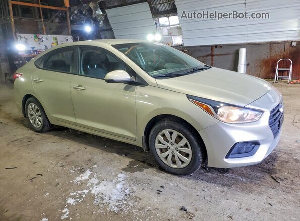 3KPC24A37JE034565 2018 HYUNDAI ACCENT Бежевый Передняя правая четверть